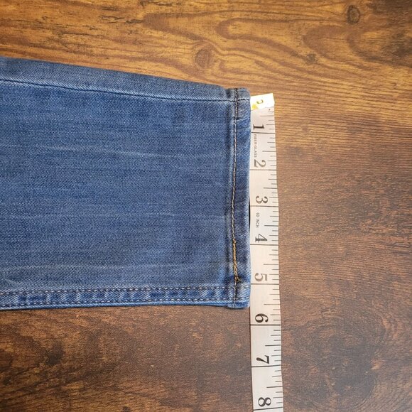Levi's Jeans Size 31 Mid Rise Skinny Medium Light Wash Stretch Western Denim - Picture 10 of 11